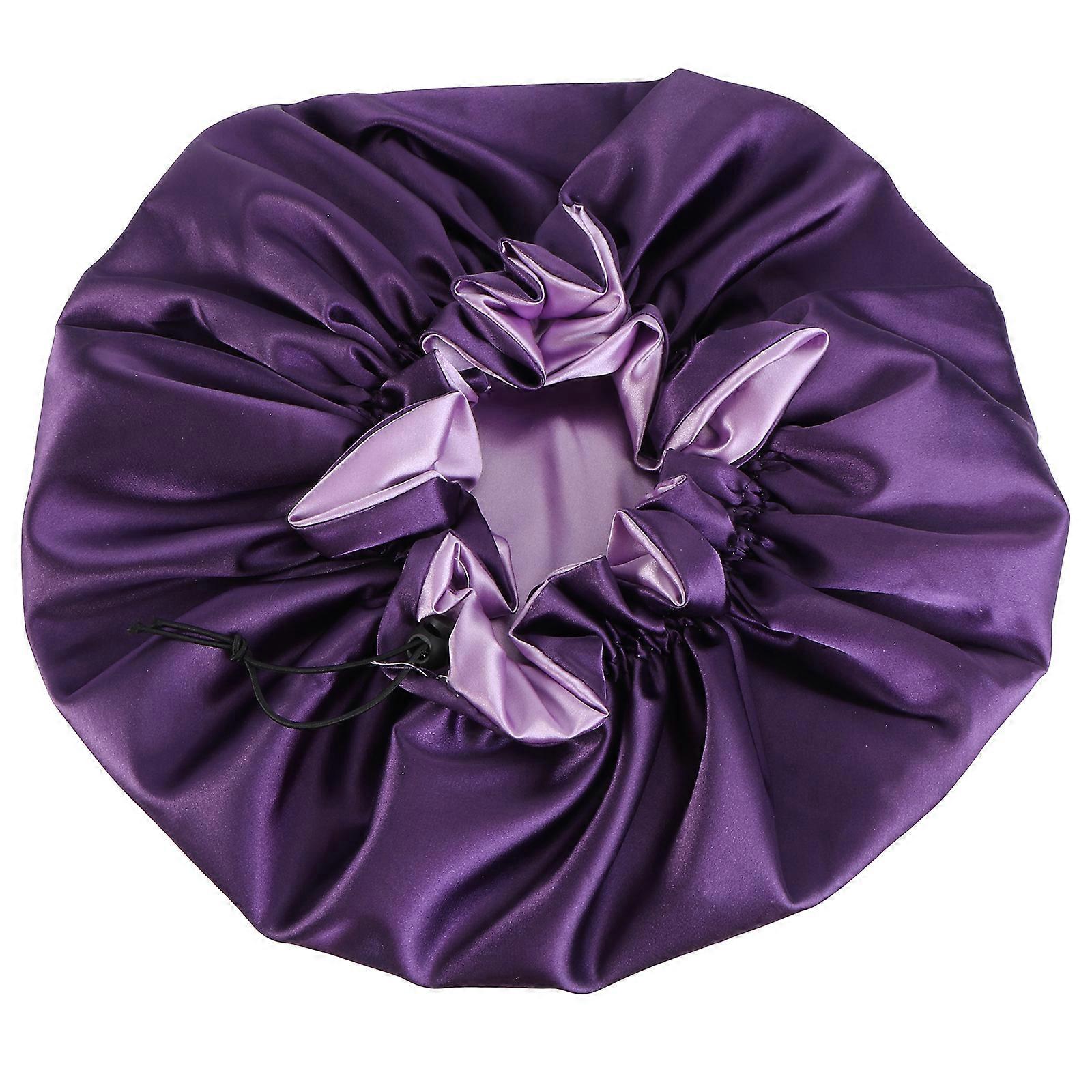 1pc Double Layer Colored Lace Nightcap Shower Bath Women Makeup