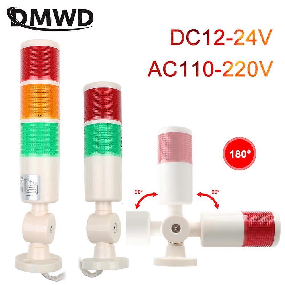 Safety Stack Lamp DC12-24V Industrial Multilayer Signal Alarm caution light Steady light for Machinery lamp