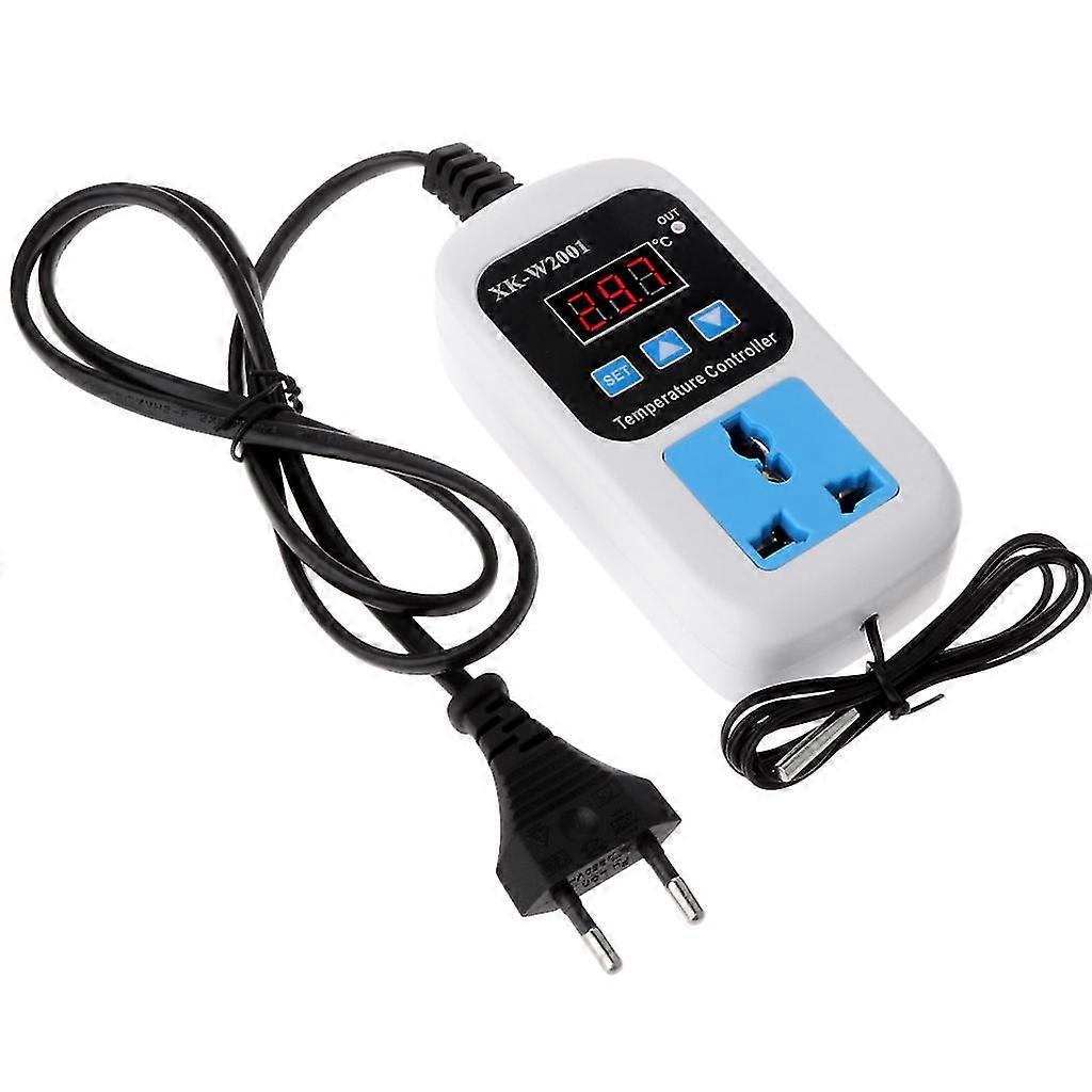 Digital Temperature Controller With Plug -50-110 Input Ntc10k Temp Monitor