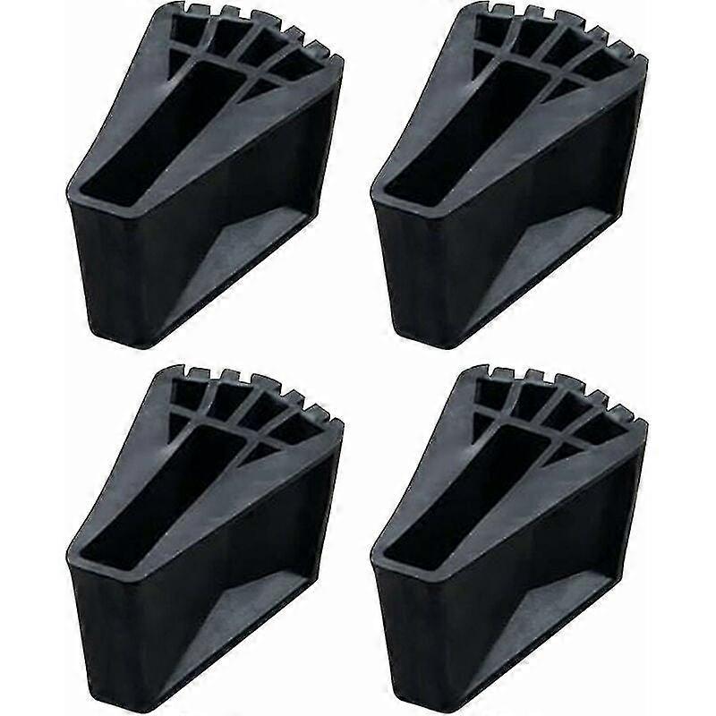 Ladder End Cap, Ladder Glider, 4 Pieces Tubesca, Made Of Rubber, Durable, Non-slip, Safer And More Secure, For Telescopic Ladders, Rafter Ladders (1.7