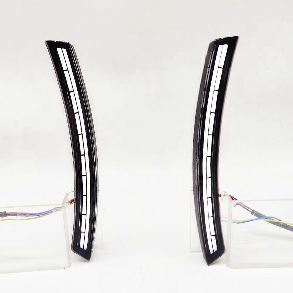 2PCS LED Daytime Running Light For Honda CR-V CRV 2023 2024 Dynamic Turn Signal Waterproof Car 12V LED DRL Lamp