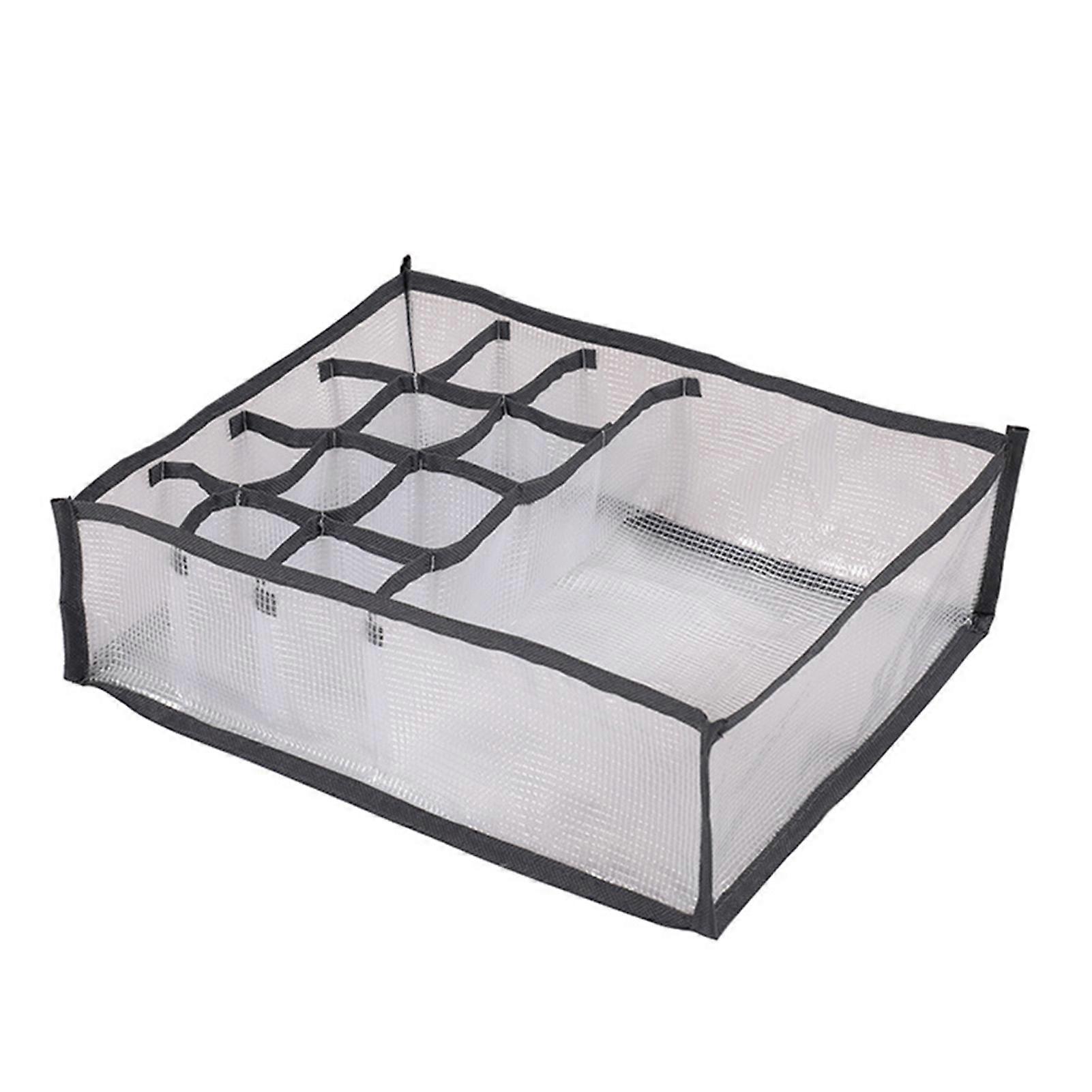 Clothes Storage Drawer Organizer Fabric Foldable Washable Soft Multiple Grids Bags for Baby Clothes Lingerie Clothing