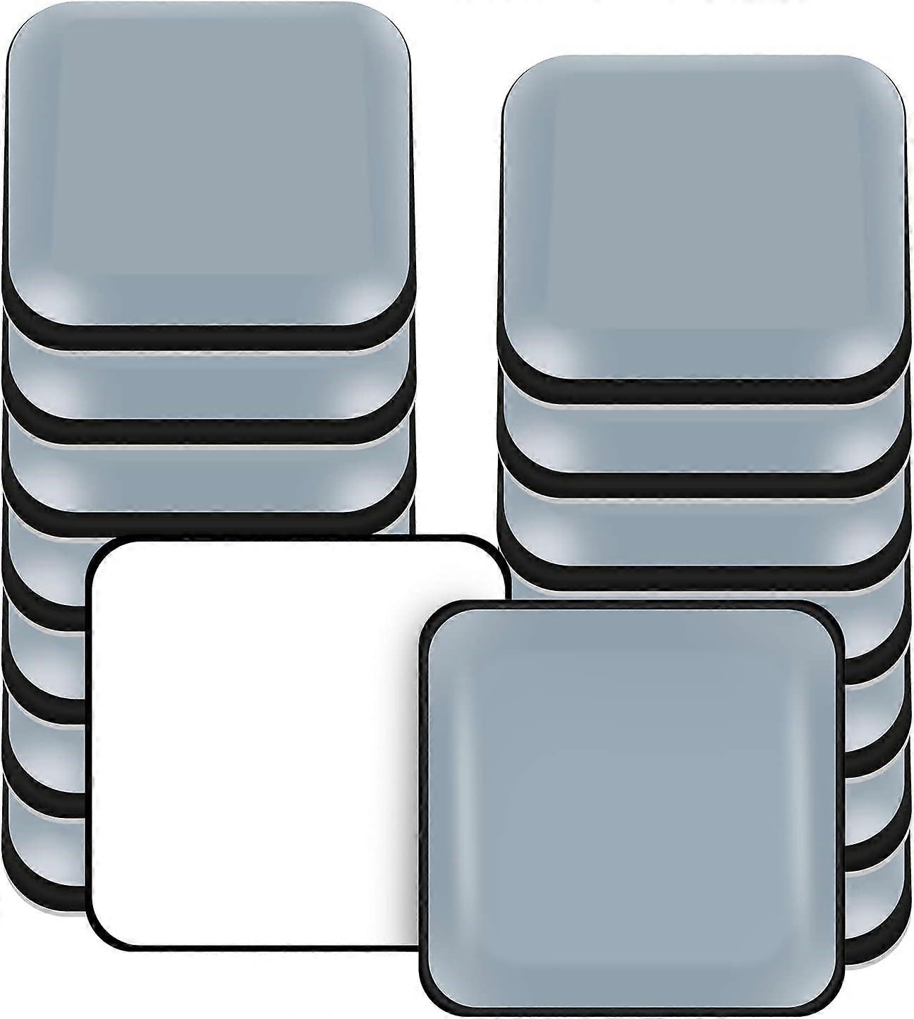 انزلاق الأثاث ، 16 قطعة PTFE تفلون مربع منزلقات أثاث ذاتية اللصق مناسبة للأرضيات والسجاد الملساء (مربع ، 25 × 25 مم) ، 2024 بينغ