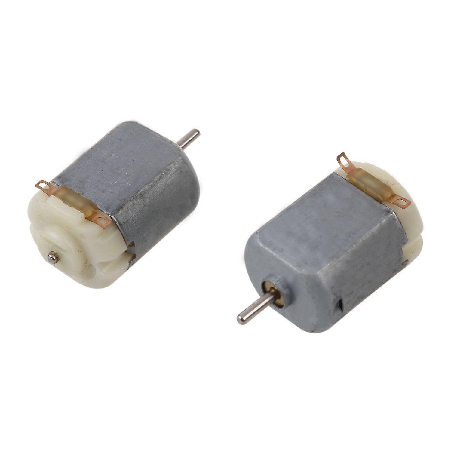 2pcs μίνι μαγνητική μηχανή 19000RPM 2 καρφιτσών συνεχές ρεύμα 3-6V για το πρότυπο αεροσκάφος RC