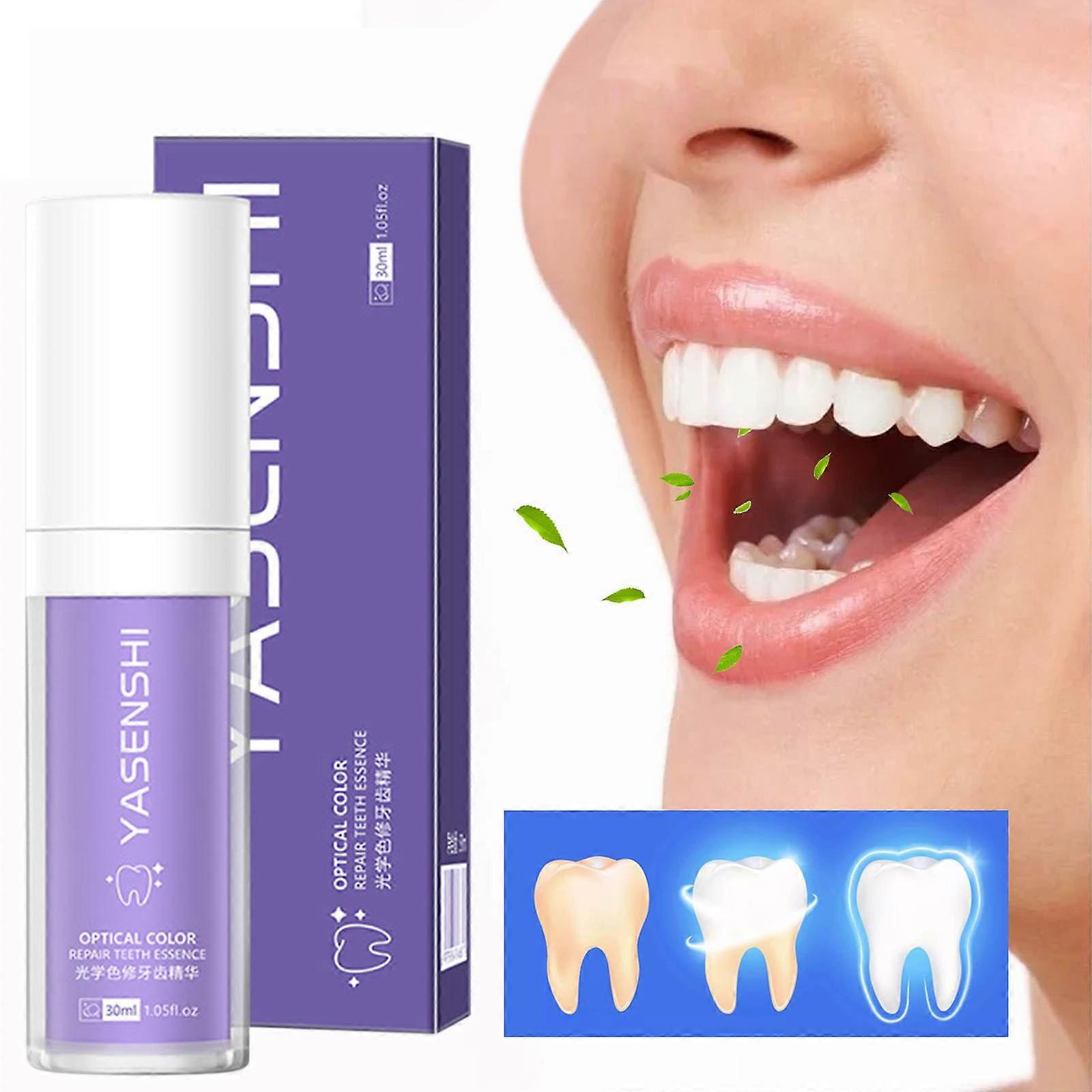 Dentifrice Violet Blanchiment Des Dents Dentifrice Blanchiment Des Dents Violet Réparation Dentifrice Blanchissant Dents Jaune Dents Réduit La Coloration Jaune P