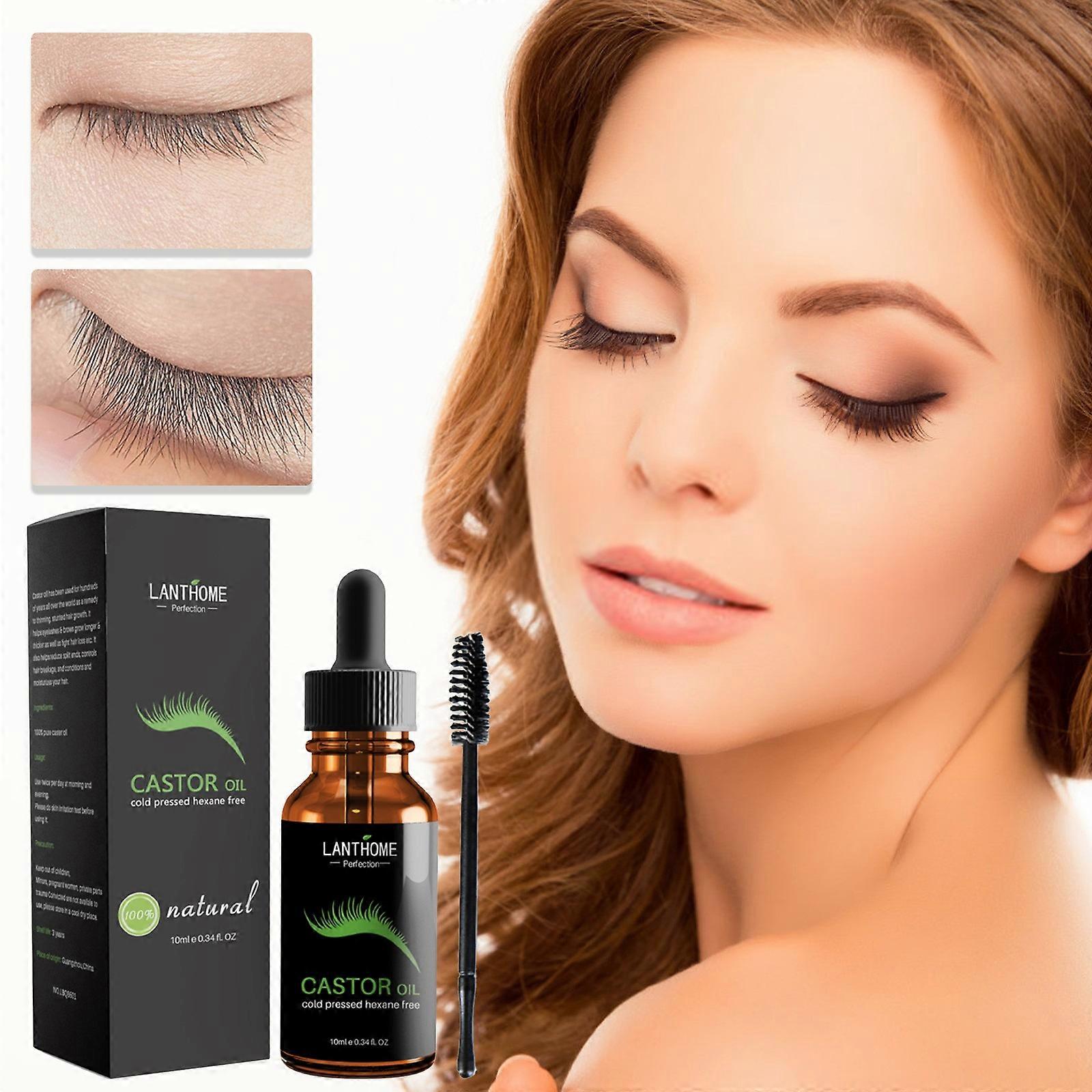 Eyelash Fast Growth Liquid Enhancer Nutrient Solution Nourishing 10ML Lashes Individual Long Brown