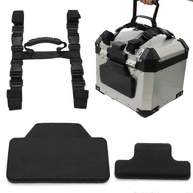 Passenger Backrest Back Pad Rear Saddlebag+Side handle handle for aluminum alloy box For BMW R1200GS LC ADV F850GS F750GS