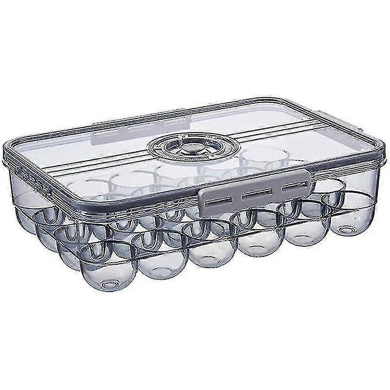 Stackable Egg Rack Fridge Storage Box Clear Plastic Storage Box