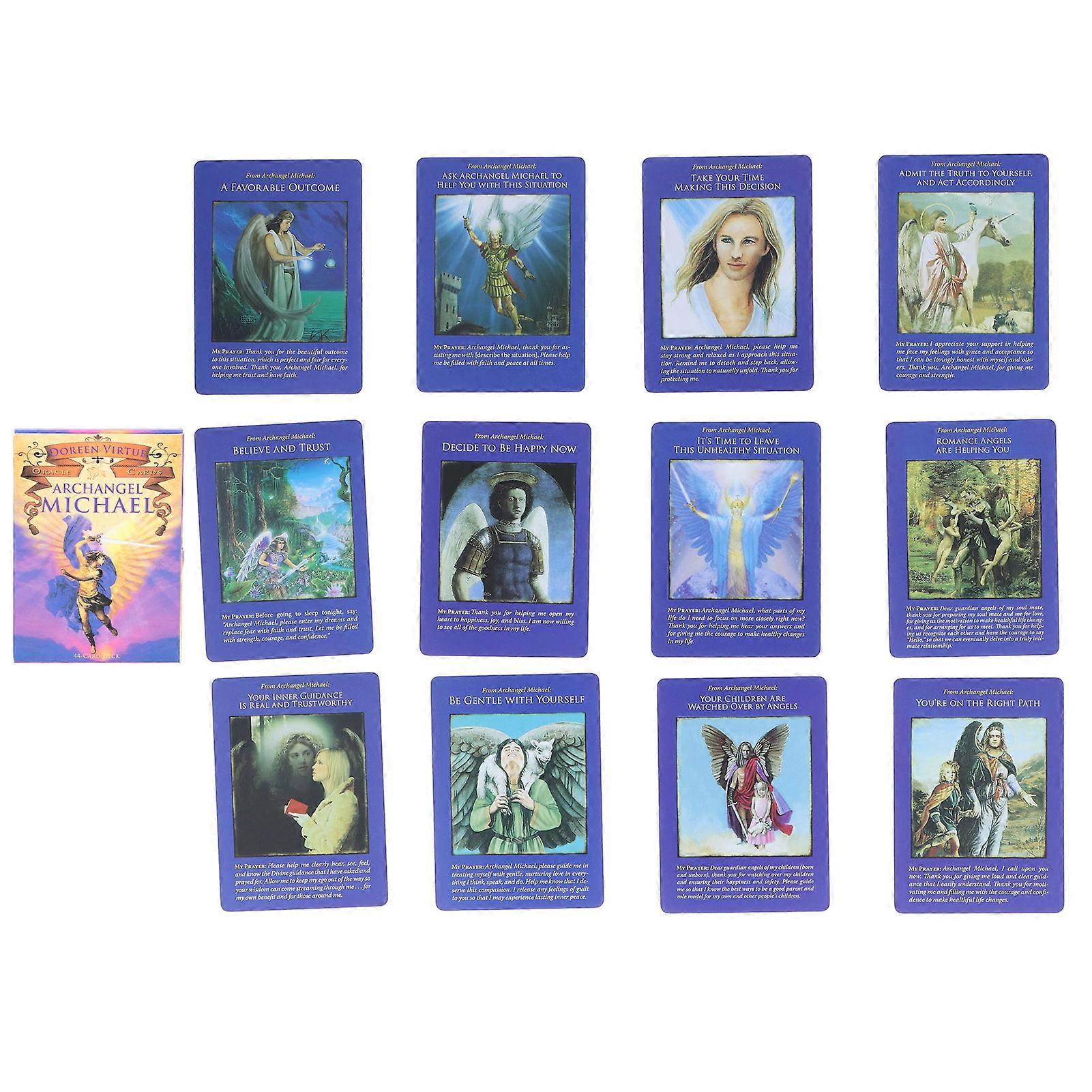 44Deck Guidebook Tarot Cards Hologram Paper Divination Playing Cards Entertainment Board Game