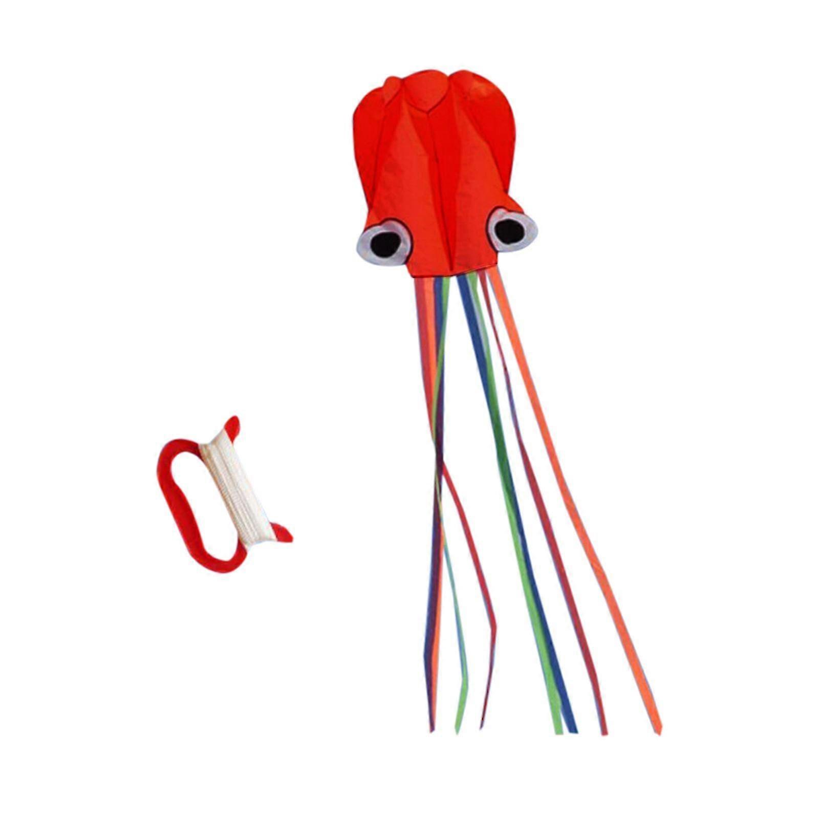 Pipas para crianças fáceis de voar polvo-pipas gigantes com cauda longa 157 polegadas de comprimento