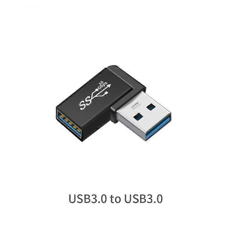 90 Degrees Angled USB C OTG Adapter USB 3.0 Type C Female To USB 3.0 Male