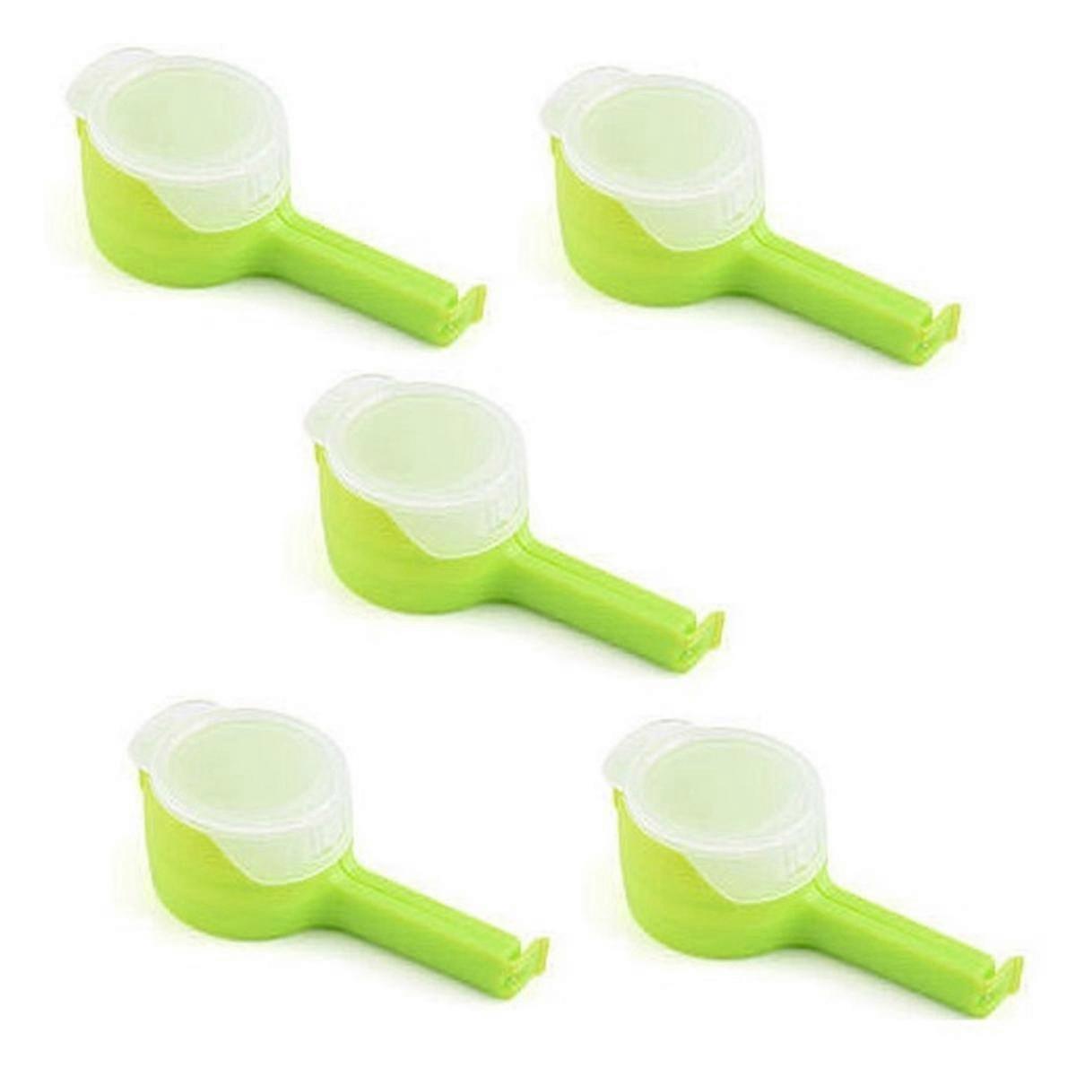 Bagging and Entrainment Pour Food Bag Holder Bag Sealing Clip with Inverted Mouth Reusable Plastic