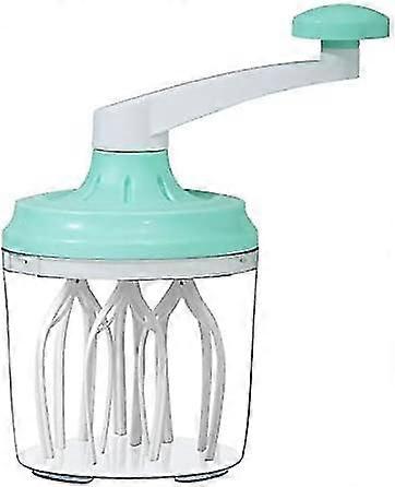 Egg Whisks And Separators Plastic Hand Crank Whisk Mixer For Home - Multi-purpose Tool For Egg Beater, Milk Frother