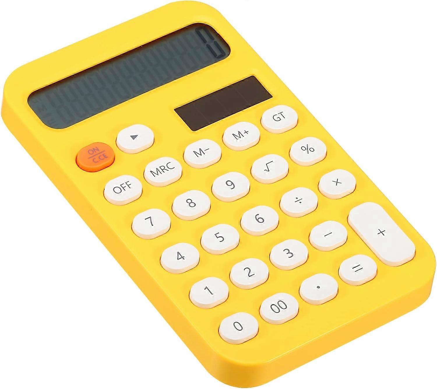 Desktop Calculator, 12 Digit Large LCD Display Standard Function Desk Calculator Portable Cute Calculator for Home Office