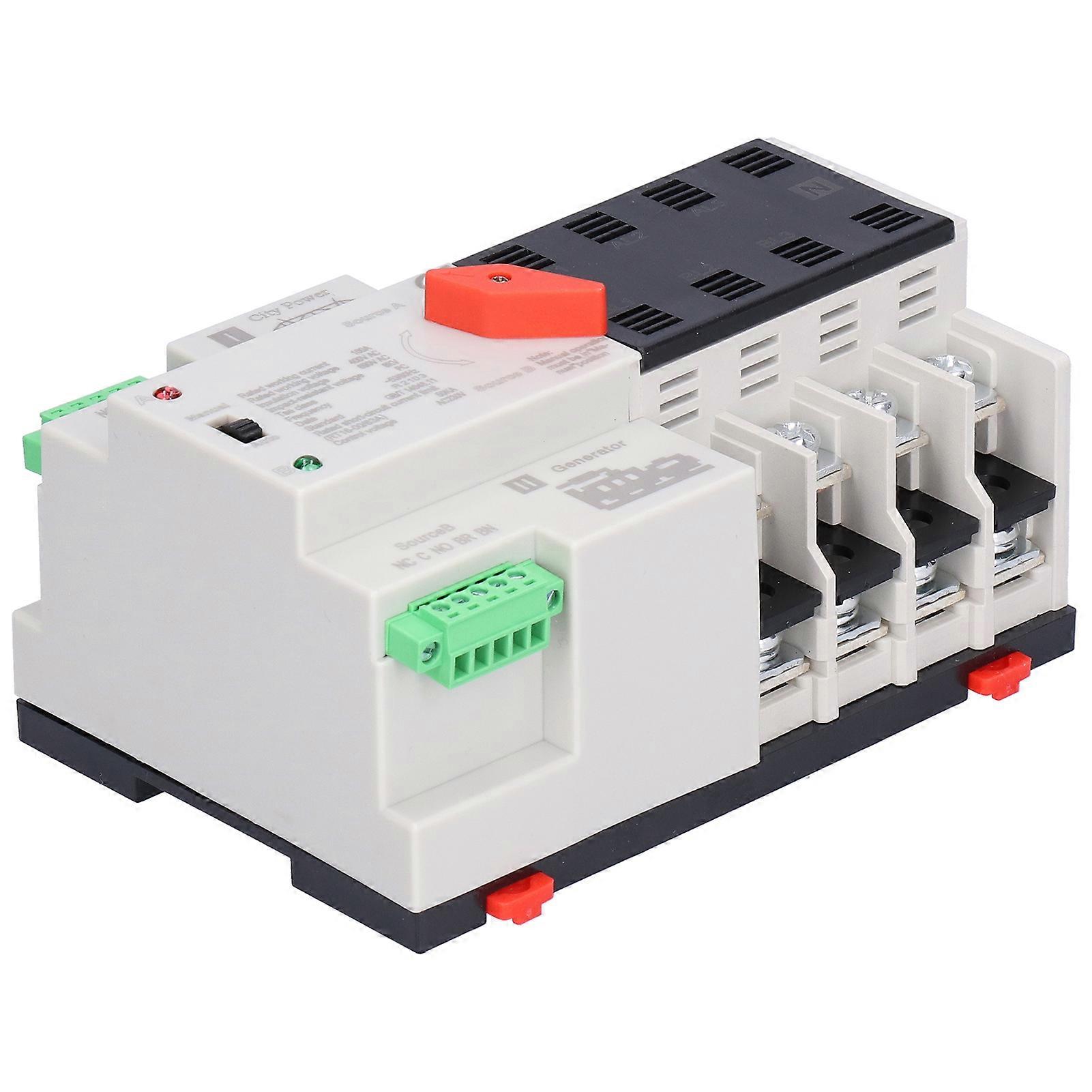 Automatic Transfer Switch 2?Power Uninterruptible 4P 100A PC Isolation Type ATS 400V AC