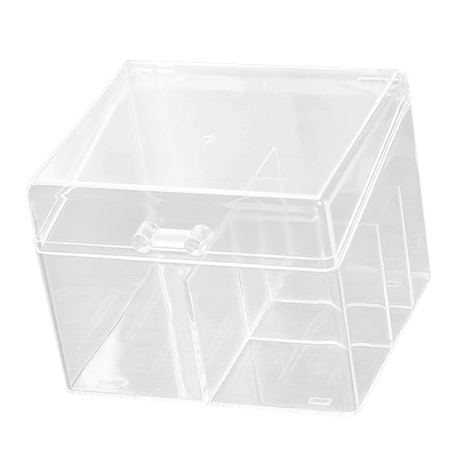 Trading Card Storage Box Card Storage Box Desktop Storage Transparent Large Capacity Organizer Storage Box for Baseball Cards