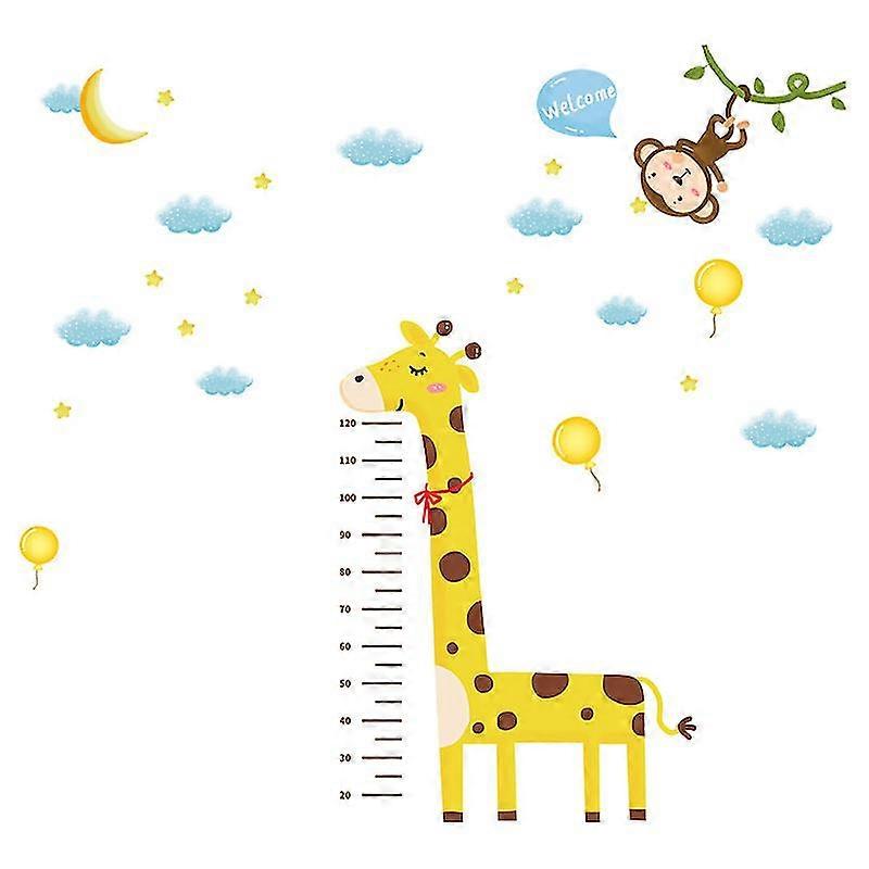 Cartoon height Wall Sticker For Kids Rooms Decorations Pvc