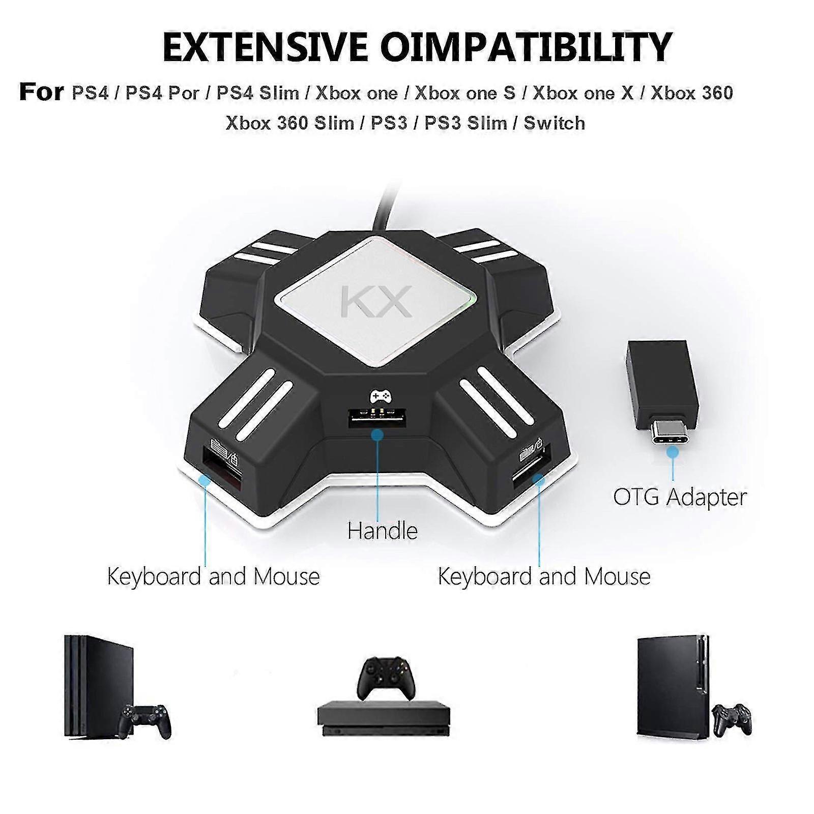 Keyboard Mouse Adapter Controller Converter Adapter For Switch/ps4/ps4 Pro/ps4