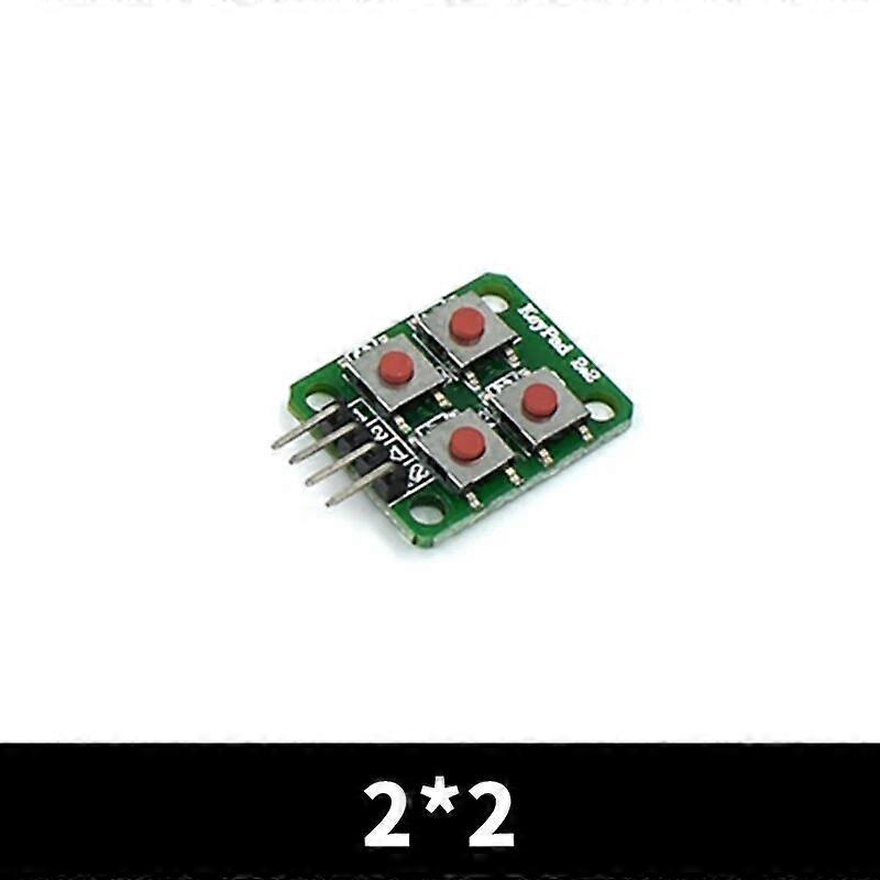 Micro Switch 1*2/2*2/2*4/4*4 Matrix Keyboard 8-bit Button Independent Button MCU External Expansion Keyboard Module