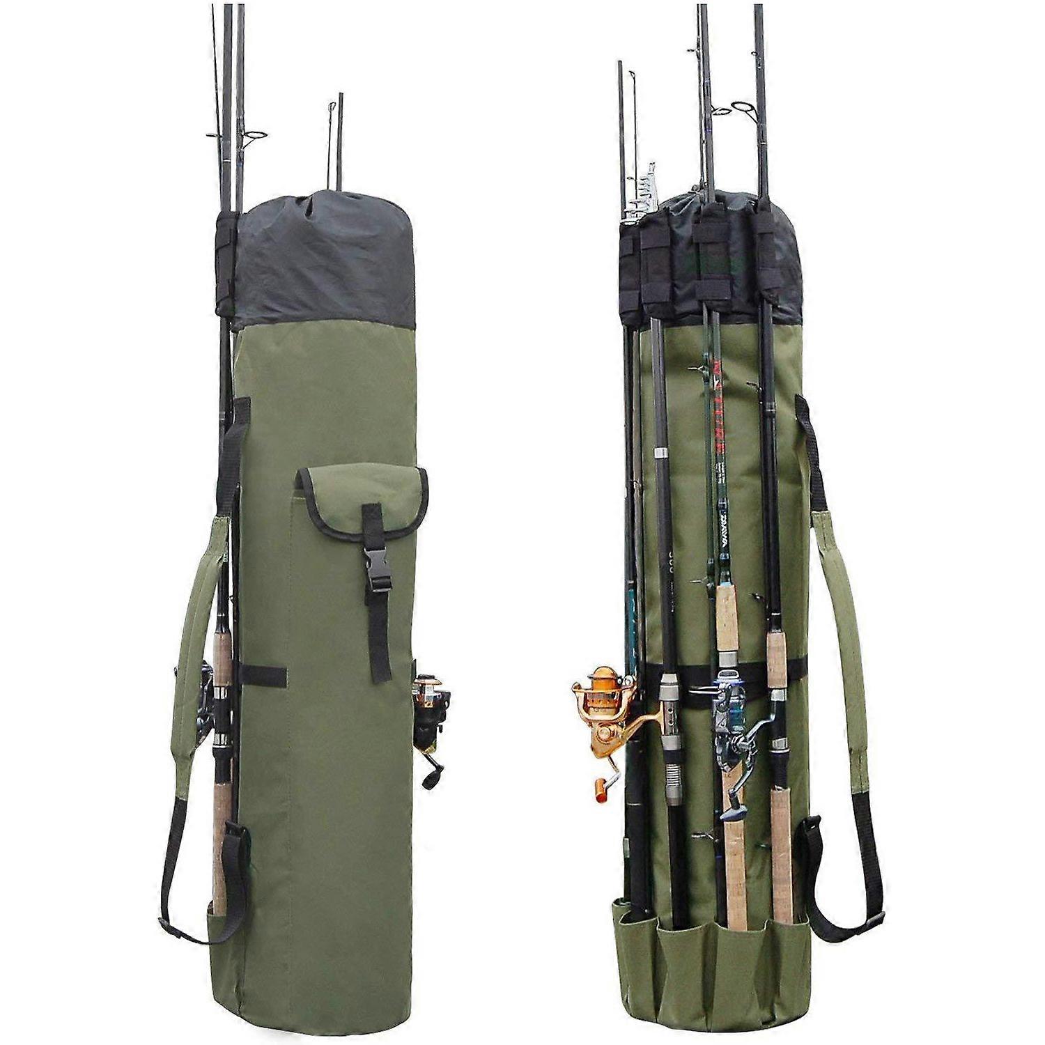 حقيبة صيد حقيبة تخزين قضيب الصيد حقيبة معدات الصيد تحمل حقيبة قضيب الصيد ذات السعة الكبيرة حقيبة قضيب الصيد البحري