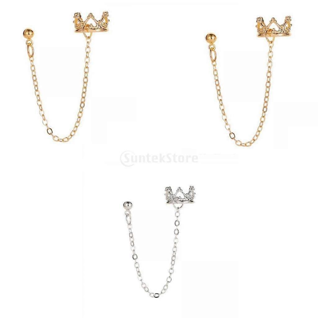 Pendiente de cadena de 3 piezas de pendiente de moda para regalo de mujer