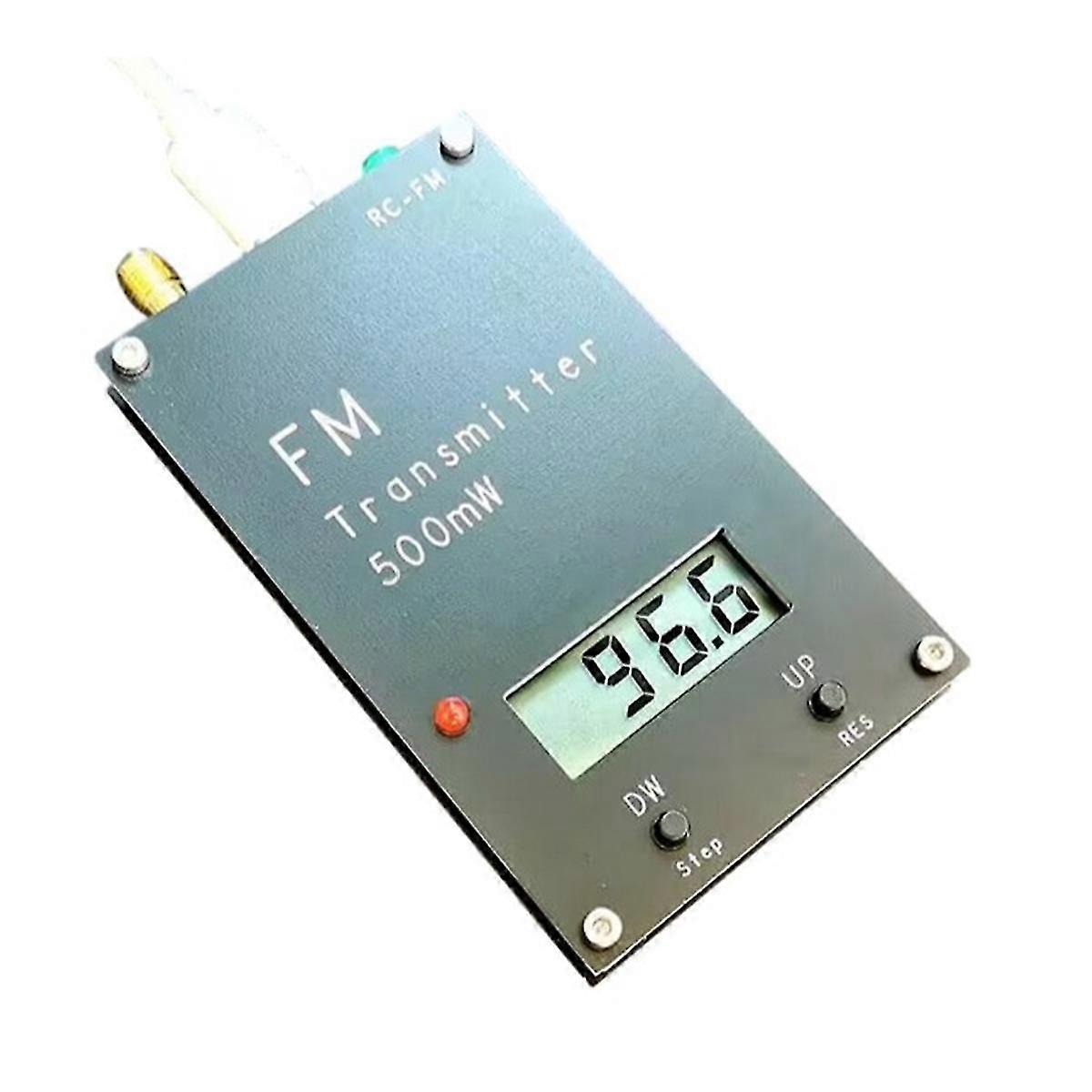 משדר 2000M תצוגה דיגיטלית 500MW סטריאו 76-108M רדיו FM משדר