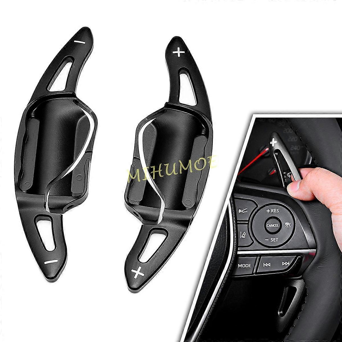 Interior Steering Wheel Paddle Shifter Extension Gear Shift Trims For 2018+