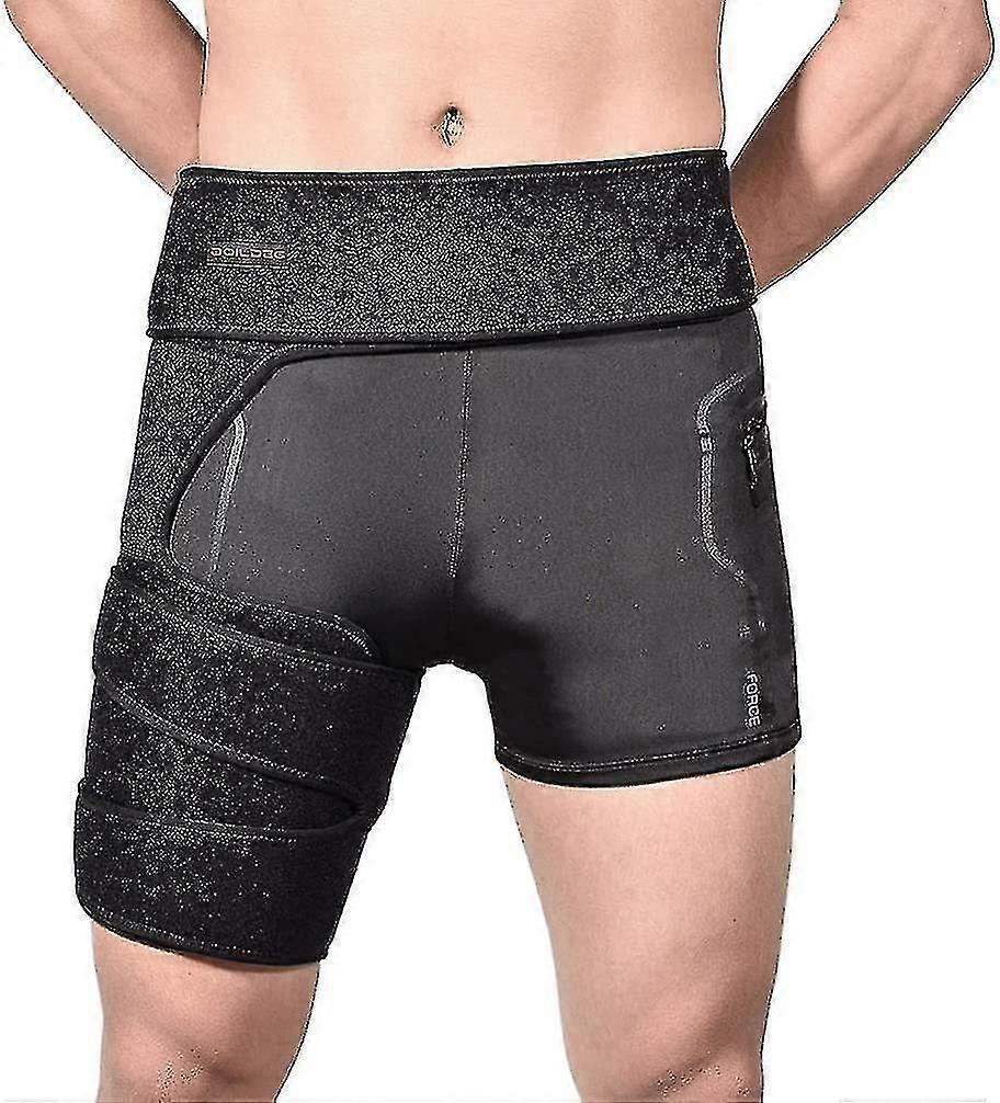 סד לירך להקלה על כאבי סיאטיקה סד תמיכה לירך נושם עמיד סד דחיסה מתכוונן לגברים ונשים