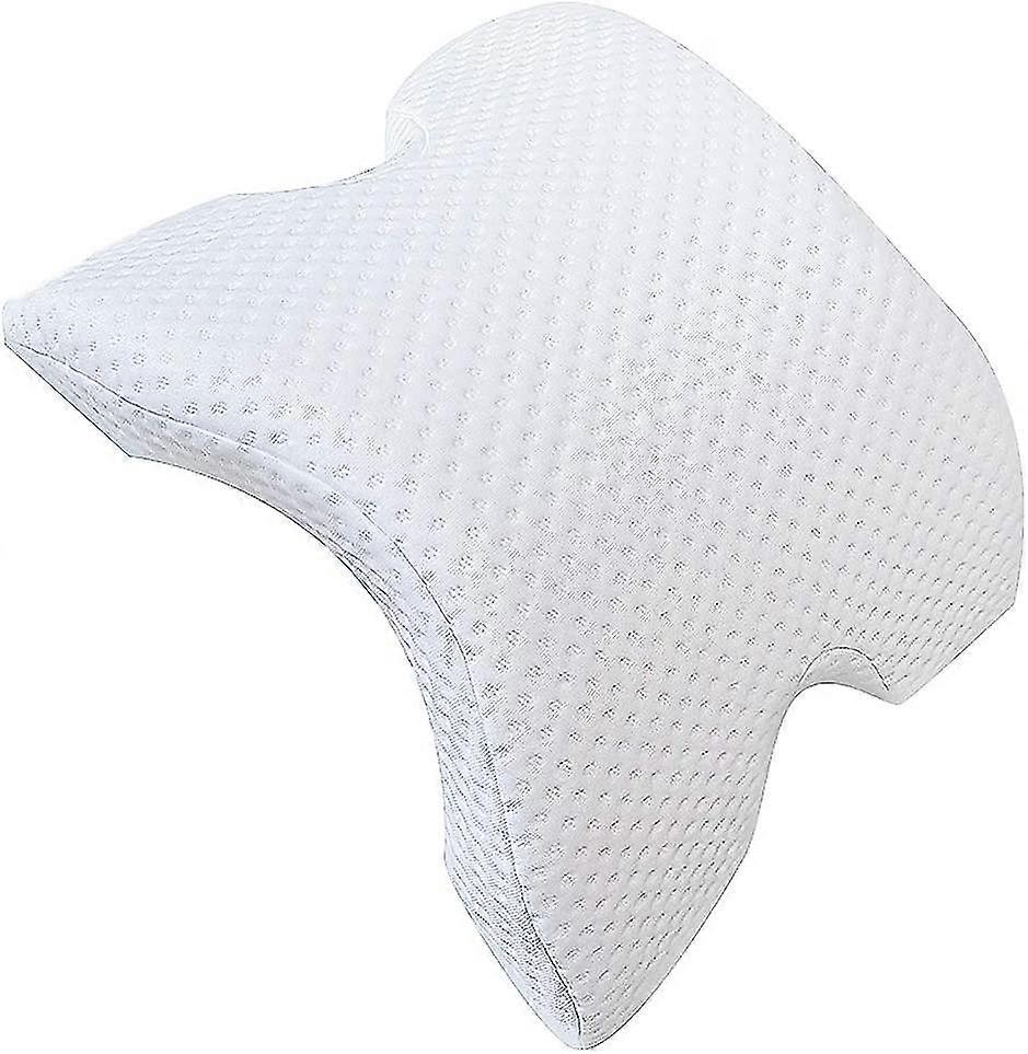 Multifunction Memory Foam Side Sleeper Arm Rest Pillows, Slow Rebound Couple Neck Pillow Cushion