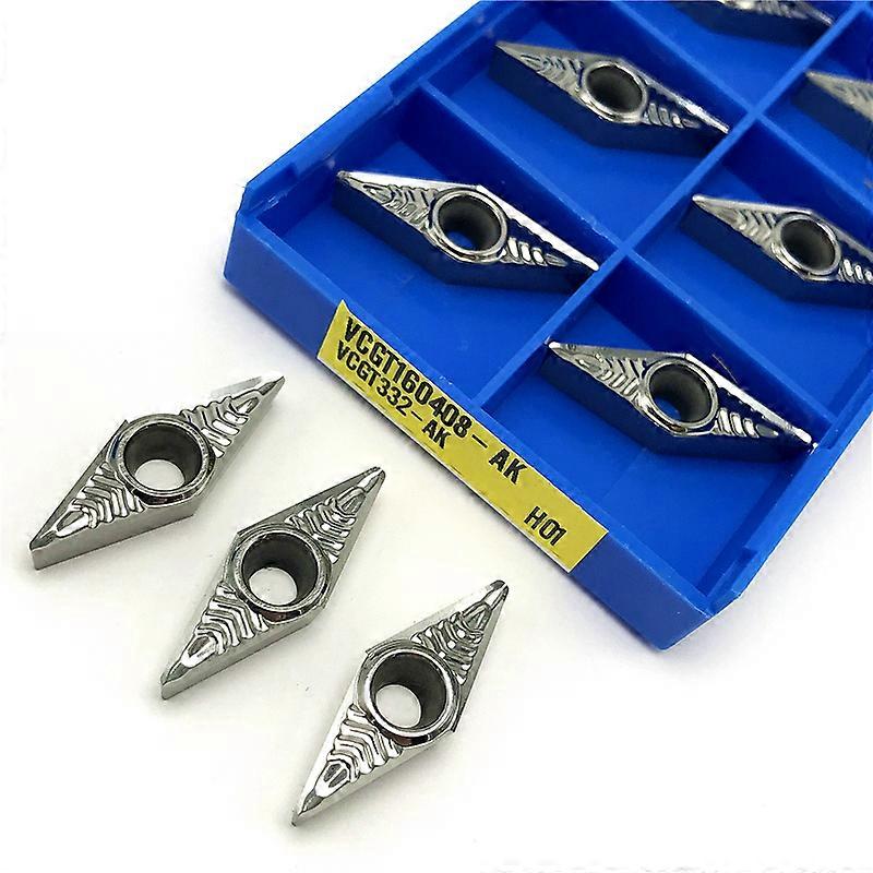 VCGT160402 VCGT160404 VCGT160408 AK H01 Aluminum Inserts Internal Turning Tool CNC Lathe Tools VCGT High Quality Aluminum Cutter