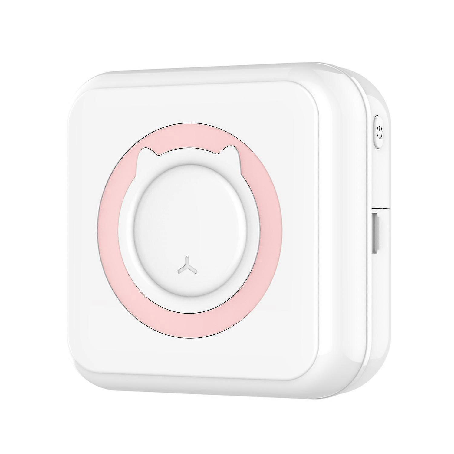 Portable Bluetooth Multifunction Photo Thermal Printer 1pcs,pink)