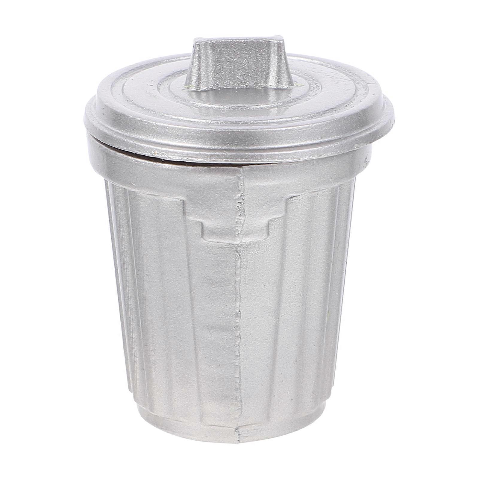 1Pc 요정 집 액세서리 미니 청소 도구 세트 미니어처 장식 (실버)