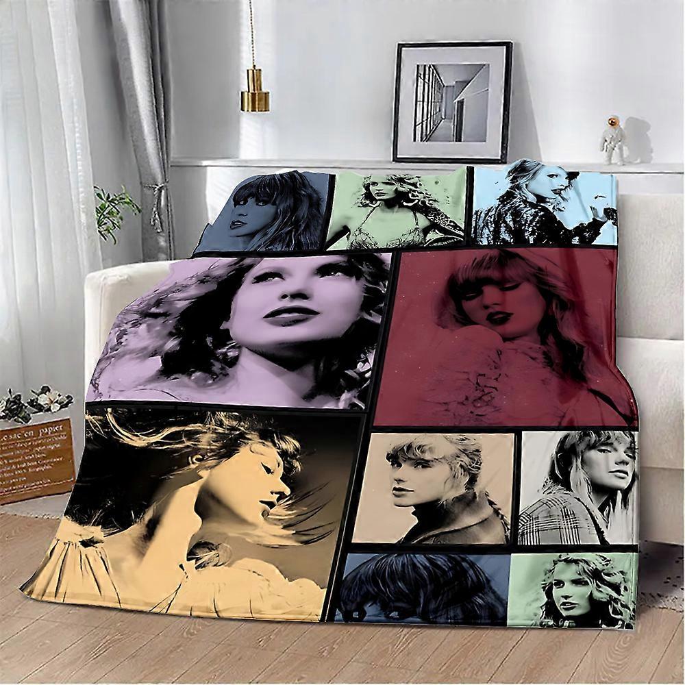 Sød tegneserie trykt tæppe picnic tæpper varmt tæppe bløde s-swifts behageligt tæppe hjem rejse fødselsdag t-taylors gave