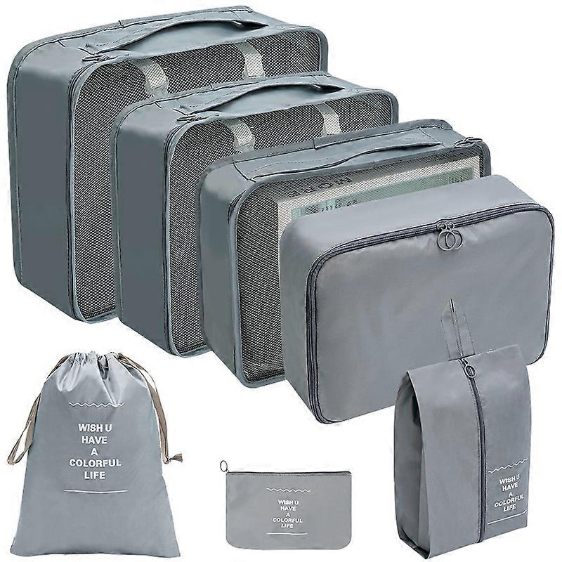 Packing Cubes 7 Pcs Travel Luggage Packing Organizers Set