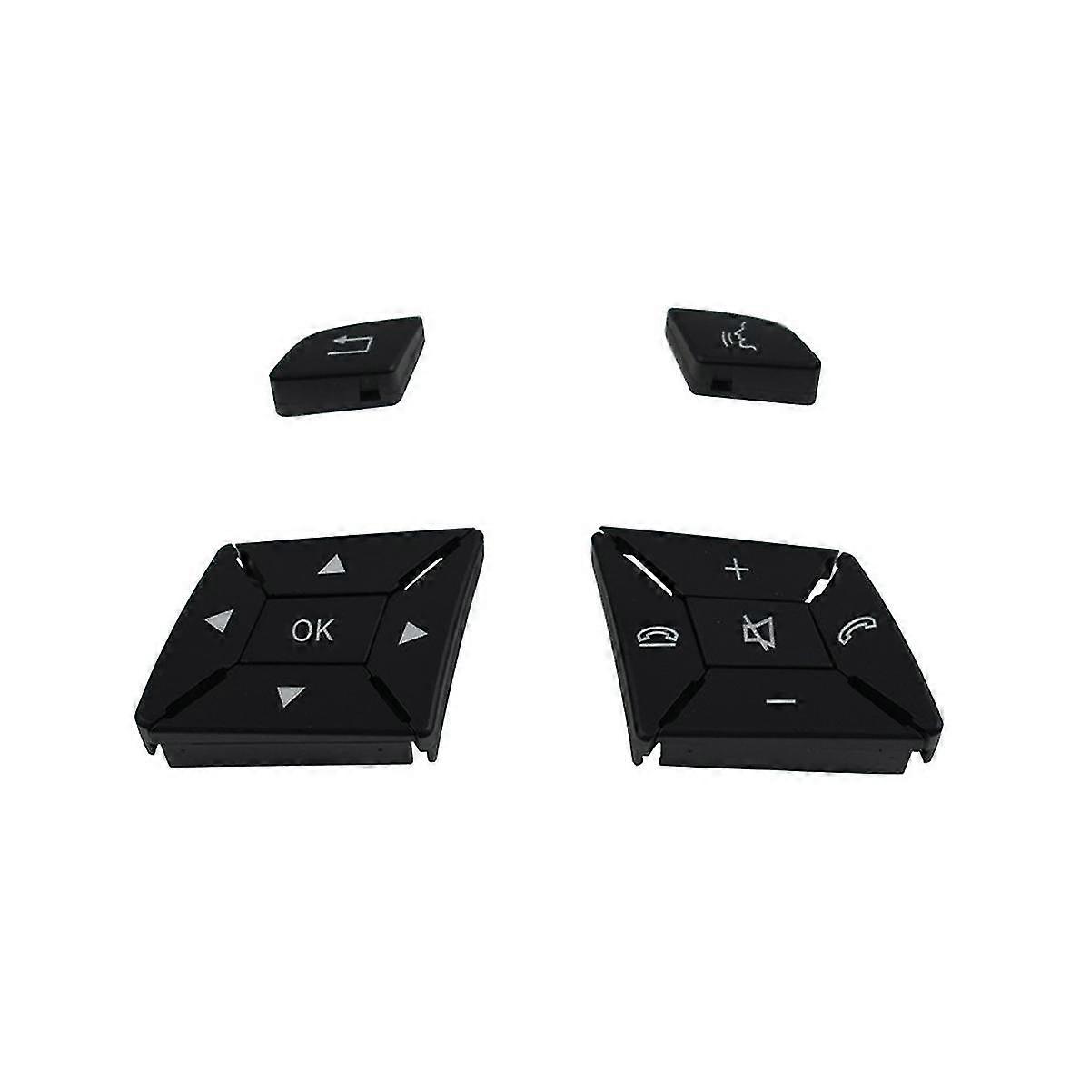 W204 W212 W218 Car Steering Wheel Control Switch Button Cover Volume For C E A Class W156 W246 ,bla