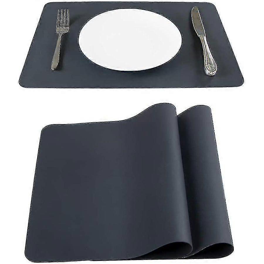 2pcs Large Silicone Mats Table Mats Placemats,40*30cm-