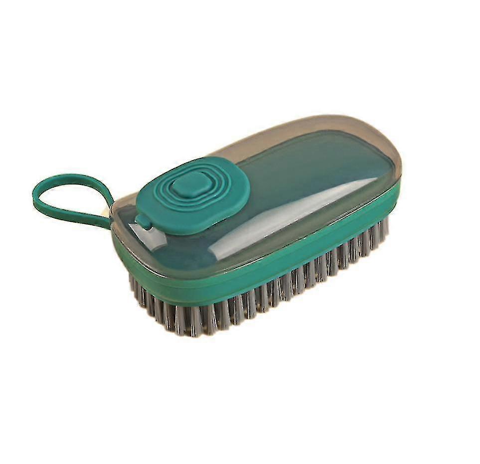 2 In 1 Automatic Liquid Adding Laundry Brush, Household Hydraulic Cleaning Brush With Removable Brush, Soap Dispensing Brush For Clothes(1pc)