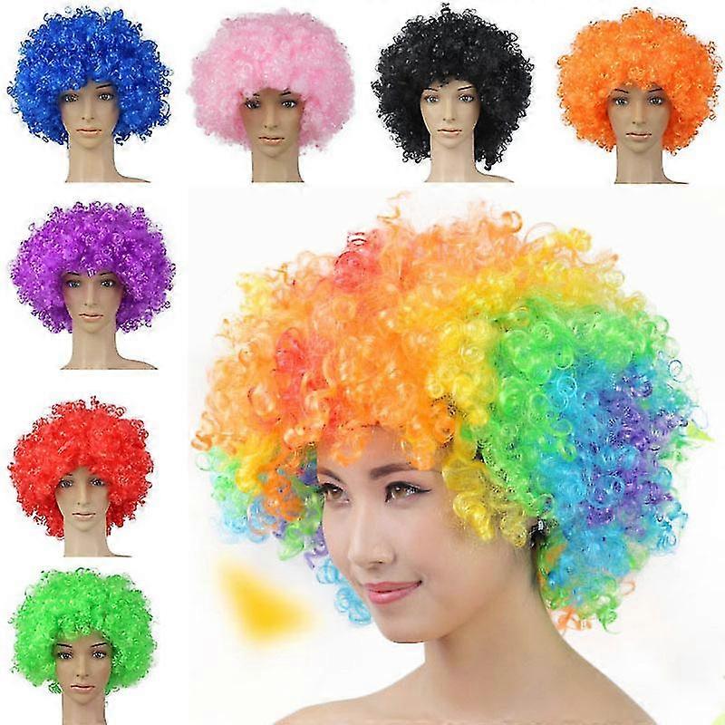 Easter Clown Performance Wig Props Funny Colorful Headgear Parties Carnivals Pretend Play