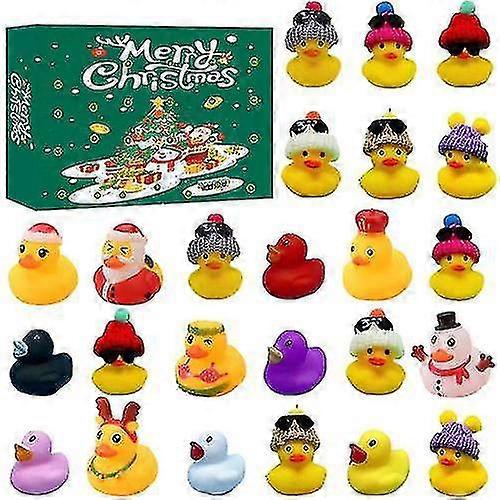 24 Grids Advent Blind Box/ Gummi Legetøj Kasser Indretning -c163