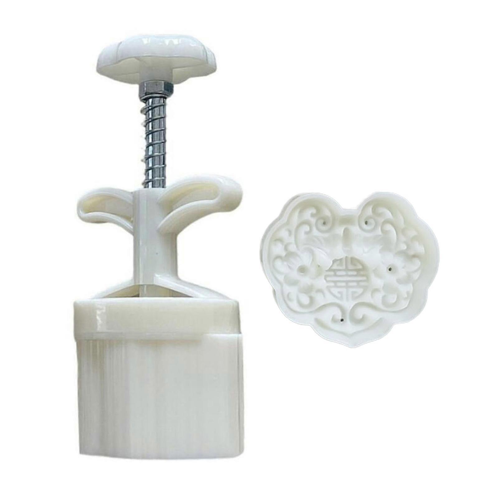 Ruyi Lock Shaped Mooncake Moulds DIY Baking Tools Kitchen Gadgets for Mid-Autumn