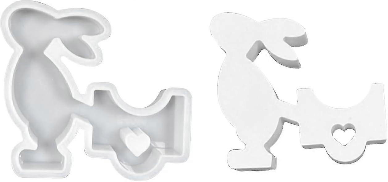 Easter Silicone Mould, Easter Bunny Silicone Moulds Casting Moulds, 3D Rabbit Casting Mould Easter Silicone Mould Rabbit Easter Casting Moulds
