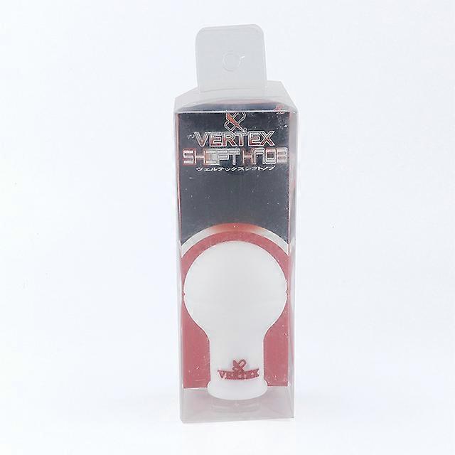 style Vertex White Resin Gear Shift Knob Racing Shifter Lever Head for Car