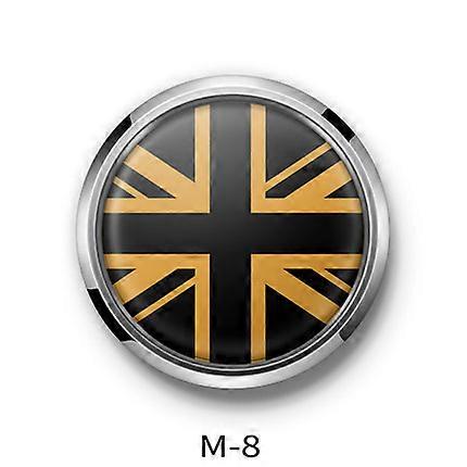 סורג פגוש קדמי לרכב לוגו מתכת מדבקת תג תלת מימד עבור MINI COOPERS קאנטרימן F54 F55 F56 F60 R55 R56 R60 אביזרים חיצוניים