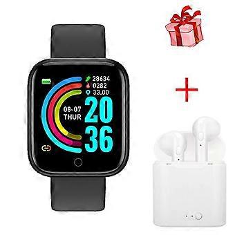 Inteligentny zegarek Y68 Zegarek cyfrowy Bluetooth dla dorosłych Krokomierz sportowy I7S Bezprzewodowe zestawy słuchawkowe Bluetooth D20 Inteligentna bransoletka
