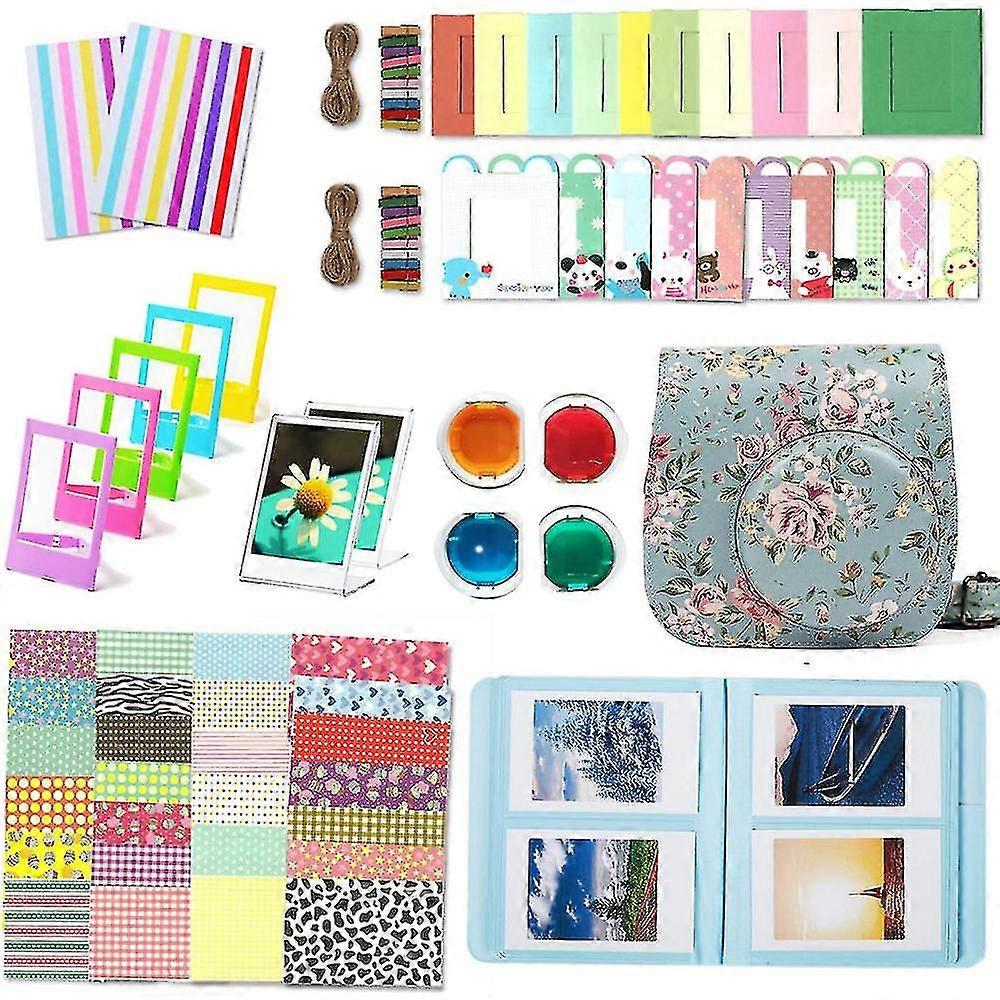 12-in-1 Instant Camera Accessories Kit For Fujifilm Instax Mini 11, Includes Bag, Album And Other Items For Collecting / Displaying Photos