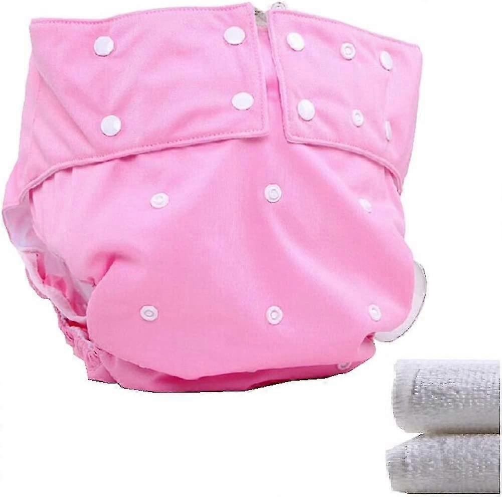 Cloth Diapers For Teens/adults With 2 Incontinence Care Inserts - Double Open-MXBC