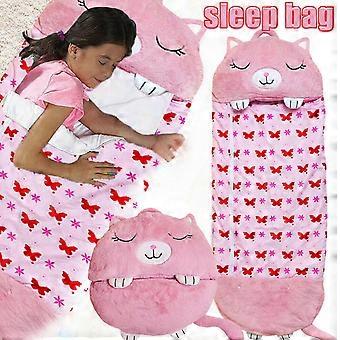 160x60cm Schlafsack Kinder Erwachsene Camping Schlafsack Kissen Geschenk  Junge Groer Kinderschlafsack (Stil 1) Tw