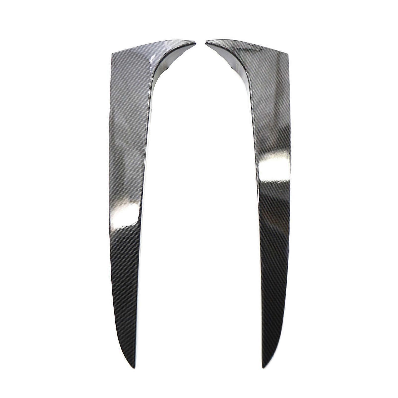 2Pcs Rear Window Side Spoiler Professional Anti-scratch Carbon Pattern Car Rear Window Splitter Replacement for BMW X3 F25 11-17
