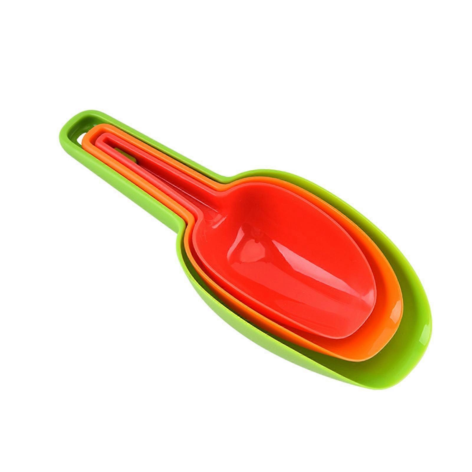 1 Set Food-grade Ice Scoop Labor-saving PP Gardening Tool Food Scoop for Rice