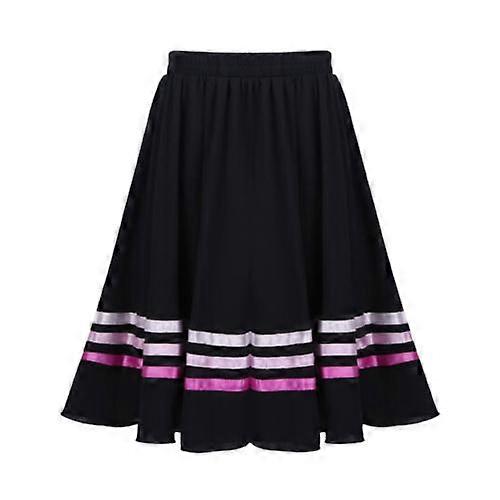 Lange striber nederdel til balletdans